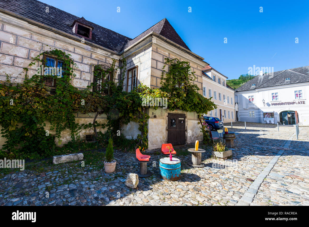 Il centro storico di Krems, Wachau Austria, Europa Foto Stock
