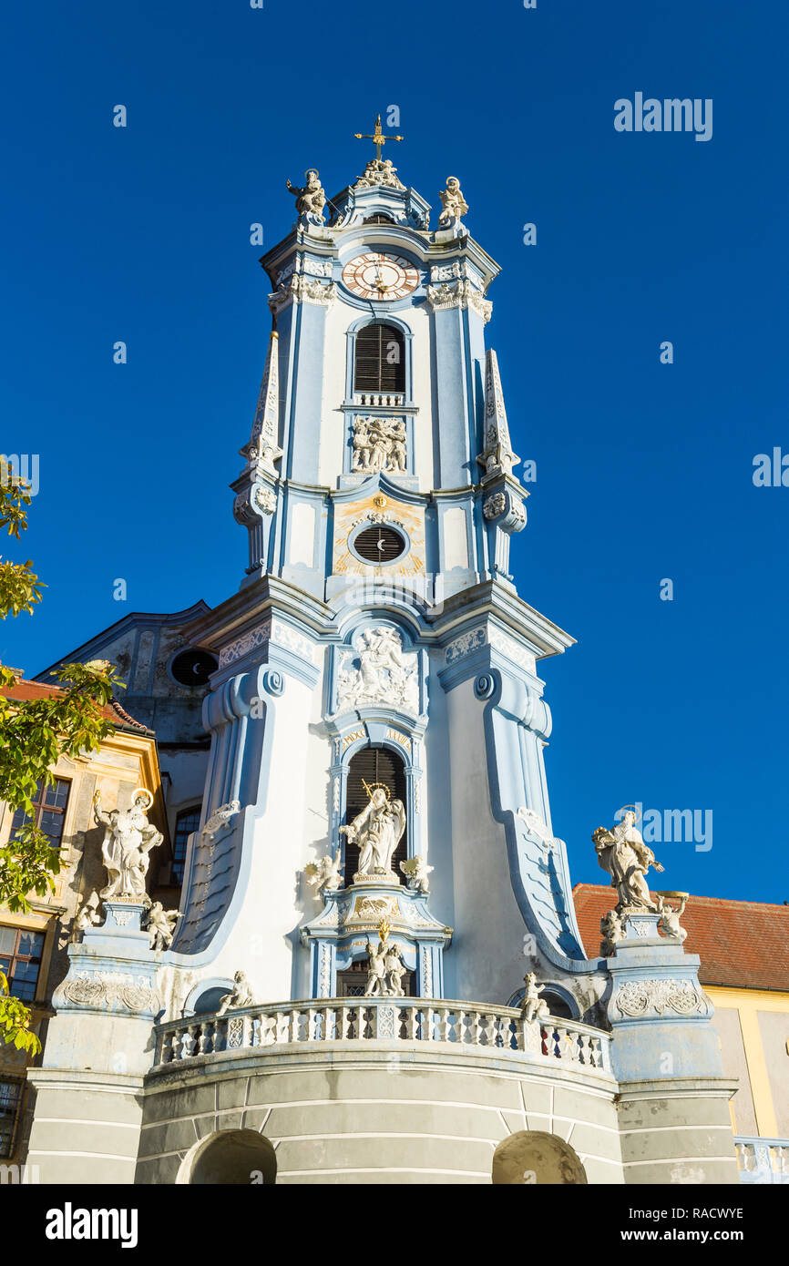 Ex Monastero di Durnstein, Wachau, sito Patrimonio Mondiale dell'UNESCO, Austria, Europa Foto Stock