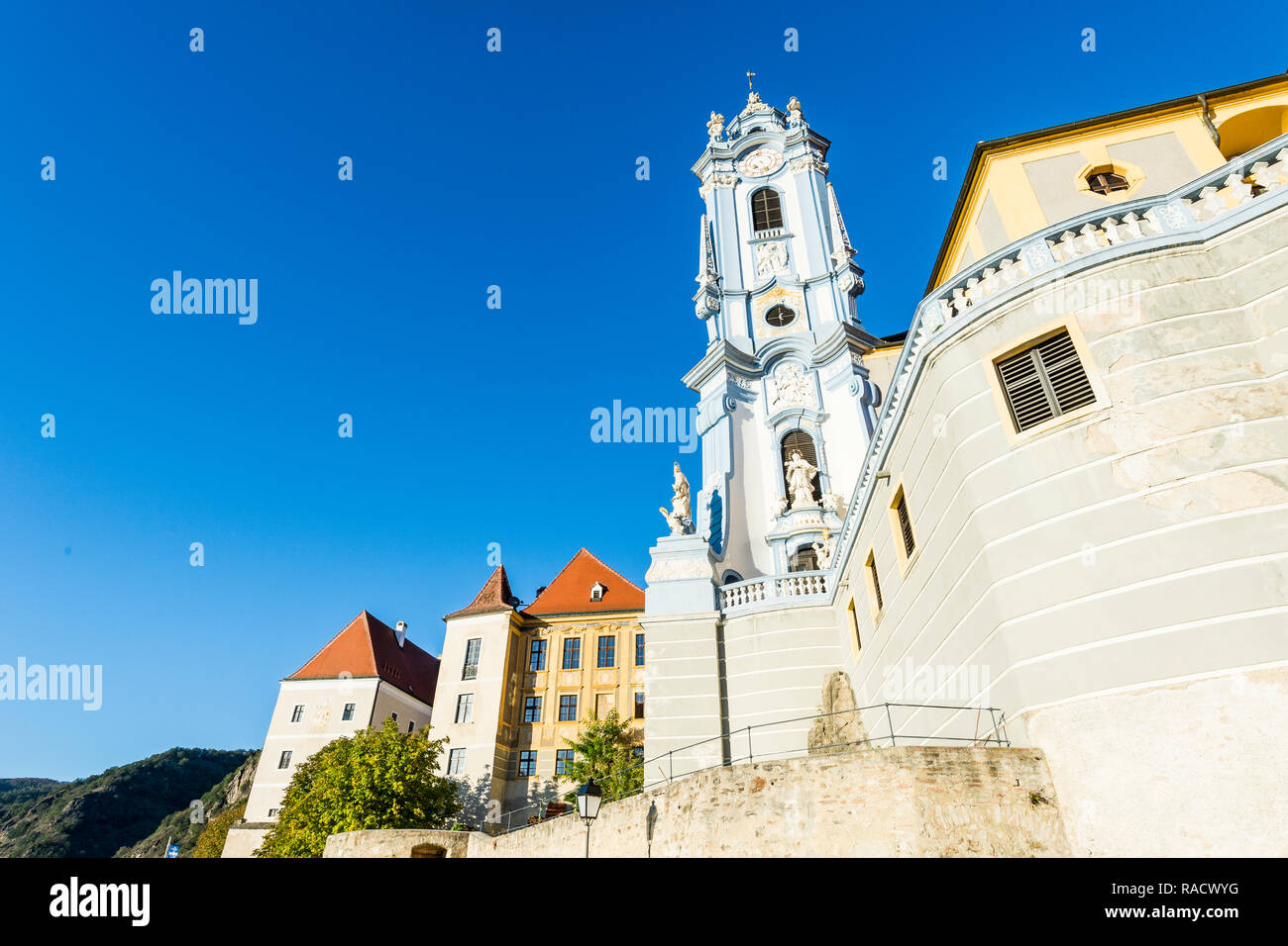 Ex Monastero di Durnstein, Wachau, sito Patrimonio Mondiale dell'UNESCO, Austria, Europa Foto Stock