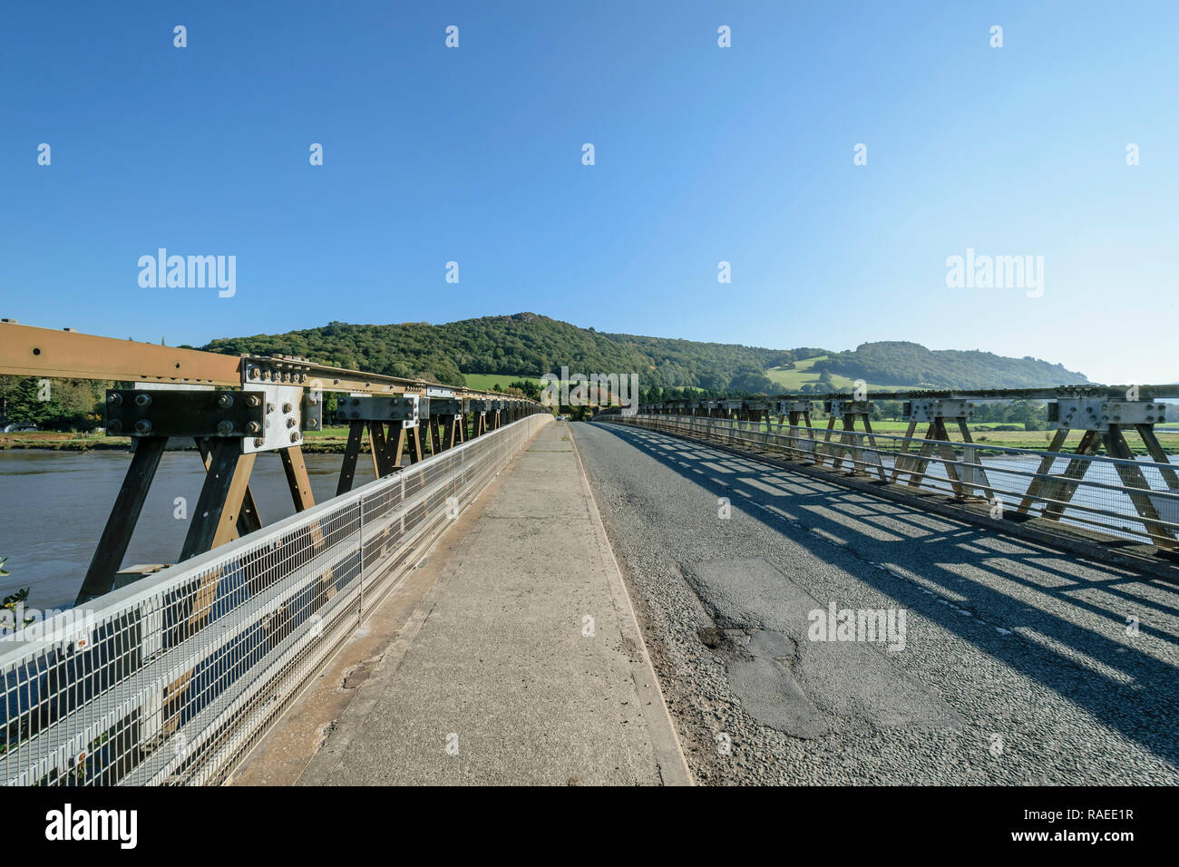 Pont Tal y Cafn ponte sul fiume Conwy Galles del Nord Foto Stock