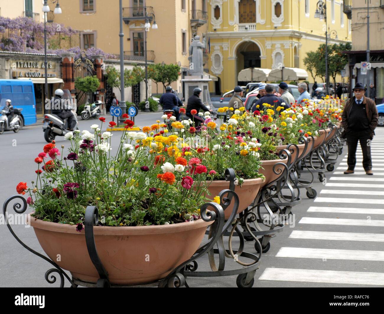 Sorrento Street scene Foto Stock
