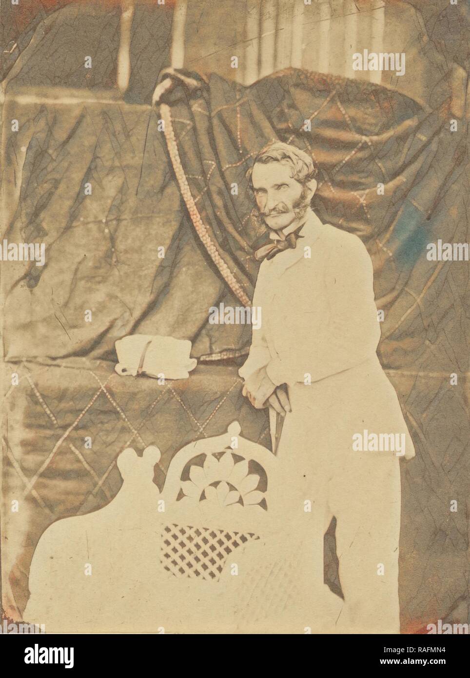 Il generale Sir speranza concedere, India, 1858 - 1869, albume silver stampa. Reinventato da Gibon. Arte Classica con un moderno reinventato Foto Stock