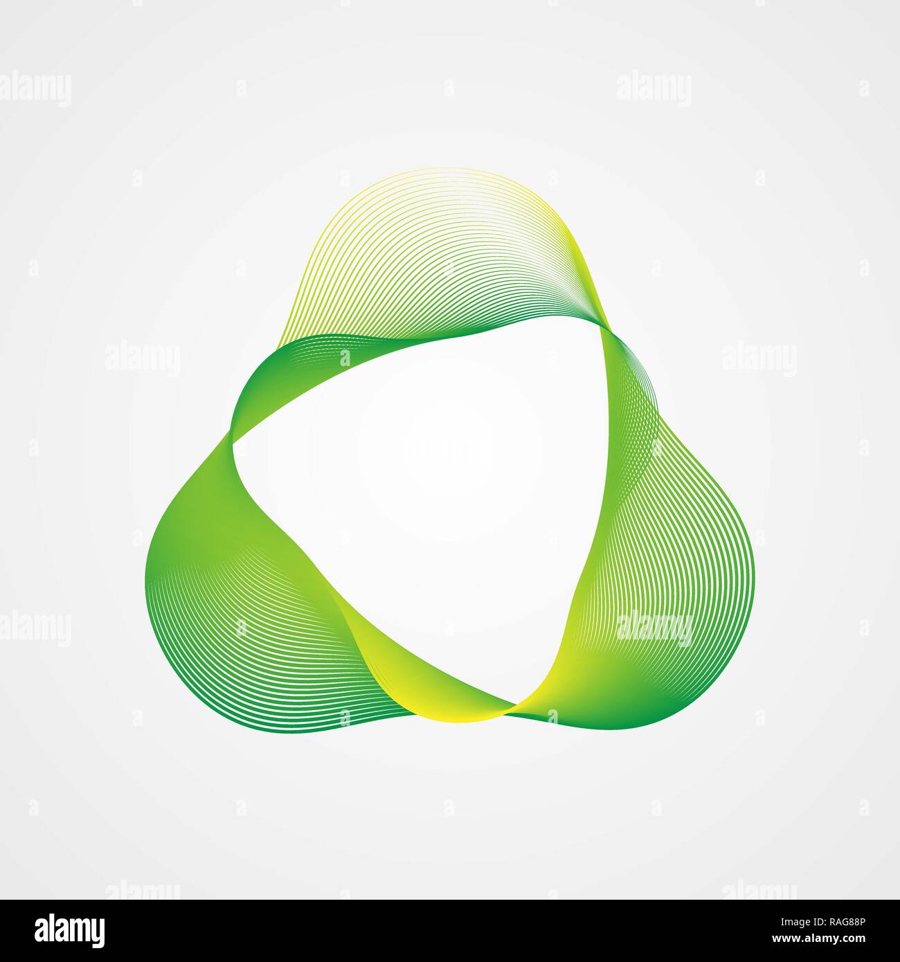 Ondulato triangolare gradiente luminoso di una cornice rettangolare. Stilizzata arabescato elemento 10 eps Illustrazione Vettoriale