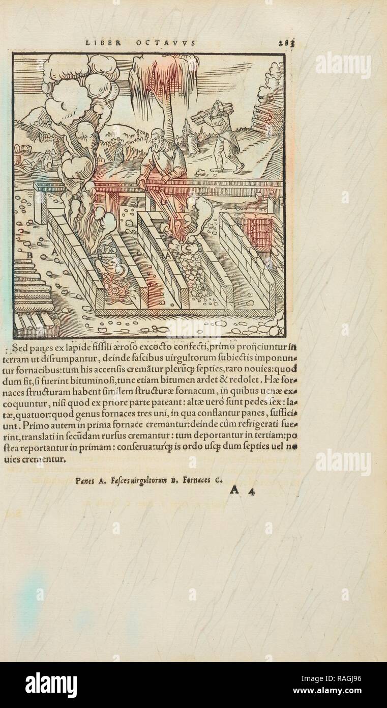 Pagina 283 Georgii Agricolae De re metallica: libri XII. Quibus officia, instrumenta, machinae, ac omnia deni, que, annuncio reinventato Foto Stock