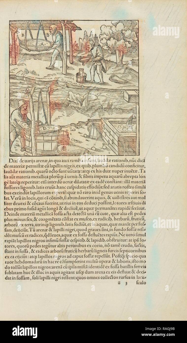 Pagina 269 Georgii Agricolae De re metallica: libri XII. Quibus officia, instrumenta, machinae, ac omnia deni, que, annuncio reinventato Foto Stock