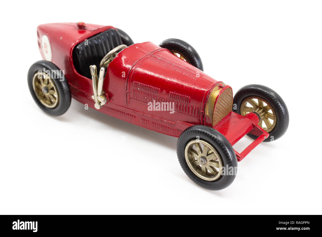 Modelli Matchbox di una volta Y-6 Bugatti tipo 35 1926 modello auto Foto Stock