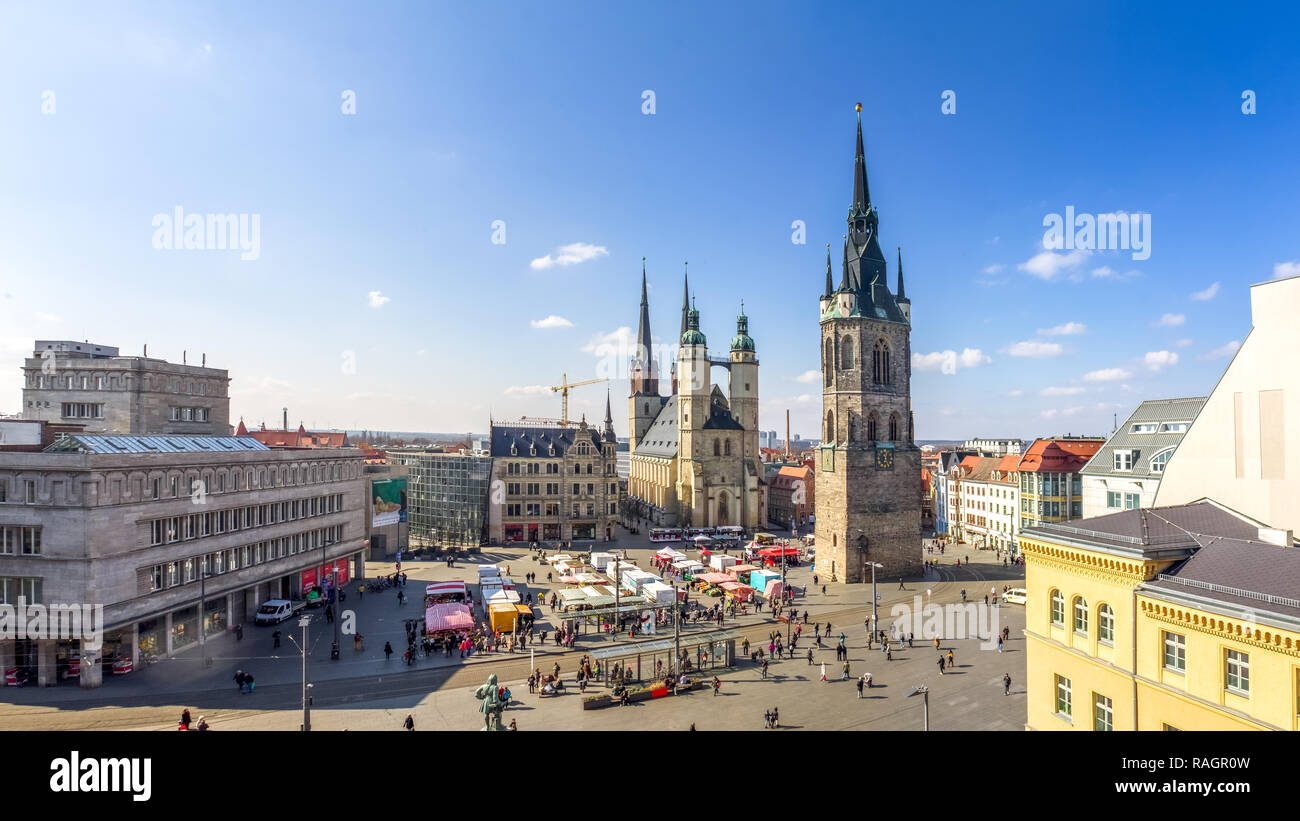 Halle an der Saale Germania Foto Stock