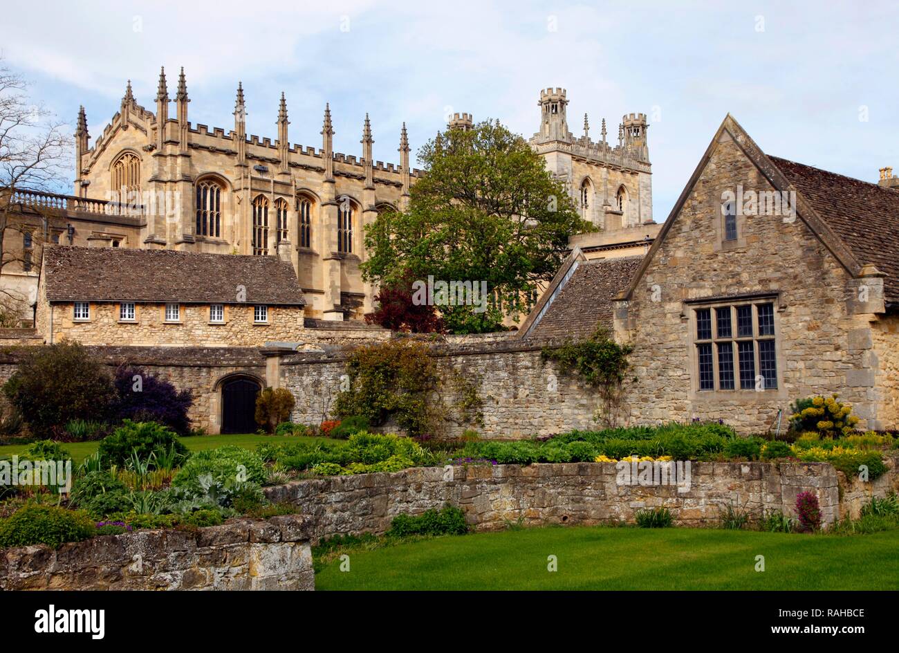 Christ Church College, uno dei 39 collegi, tutti dei quali sono indipendenti e insieme formano l'Università di Oxford, Oxford Foto Stock