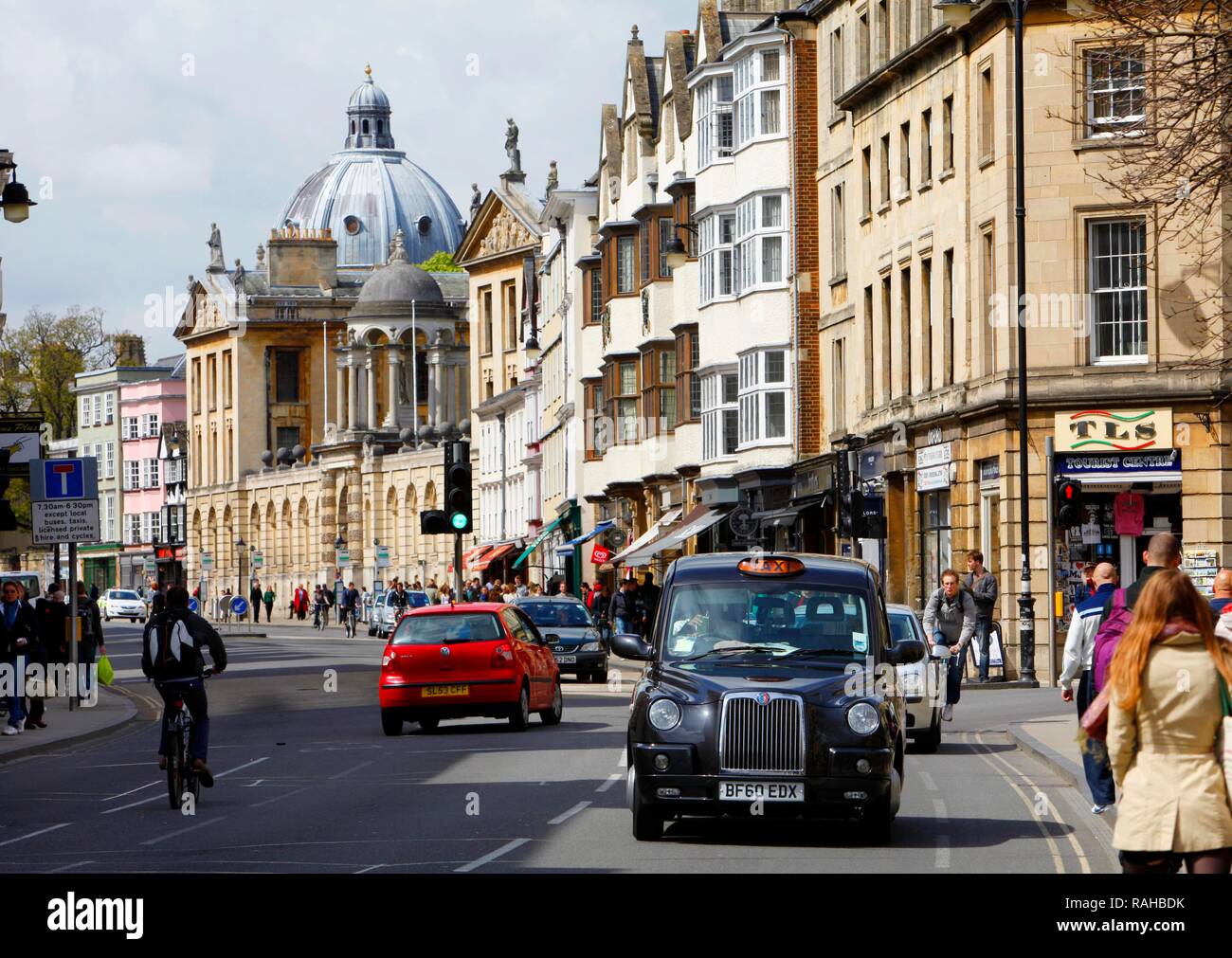 High Street, Città interna, Oxford, Oxfordshire, Regno Unito, Europa Foto Stock