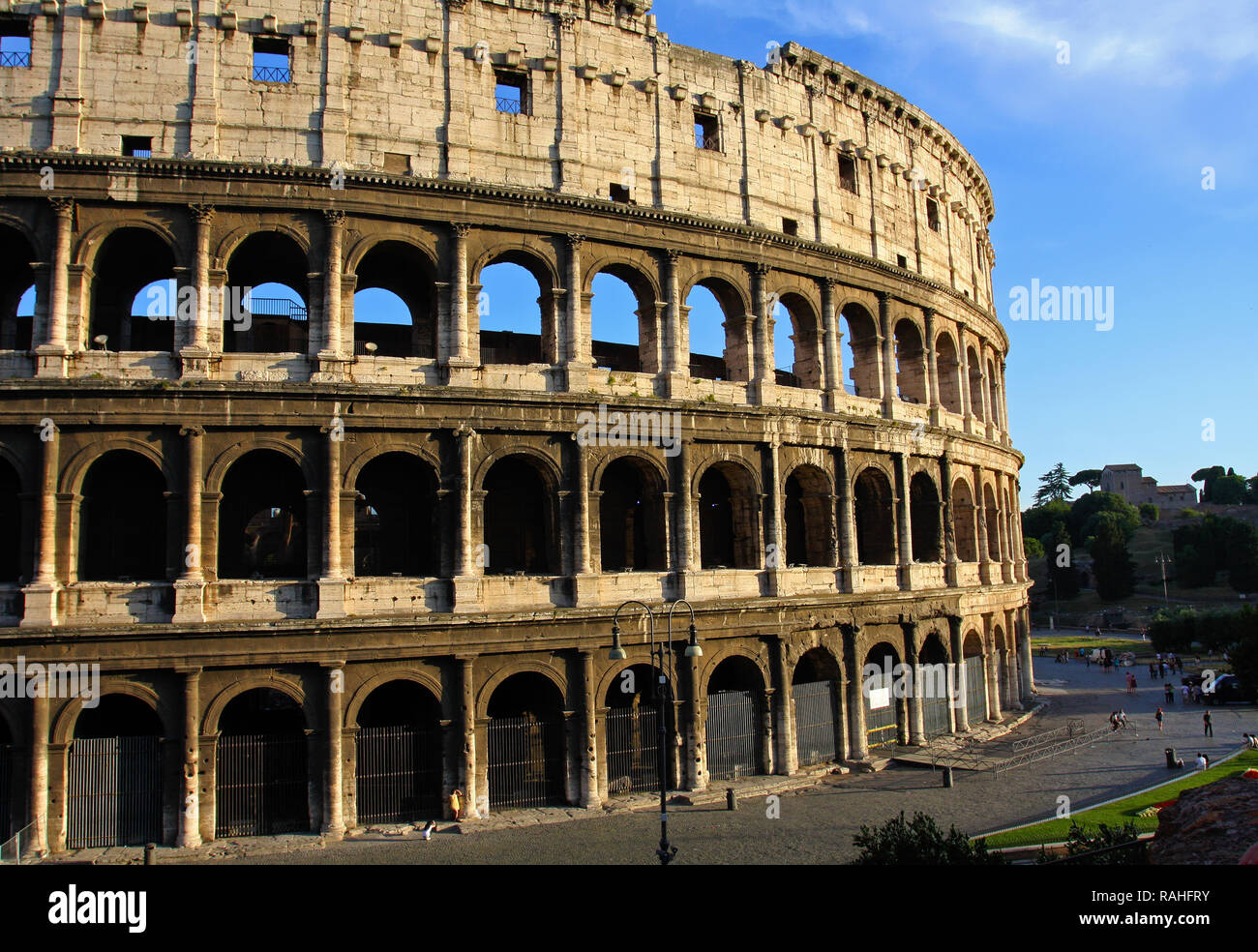 Il Colosseo romano Foto Stock