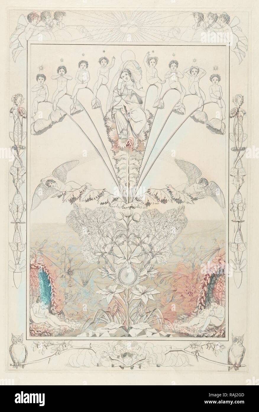 Notte, Darnstedt, Johann Adolph, 1769-1844, Krüger, Efraim Gottlieb, 1756-1834, Runge Philipp Otto, 1777-1810, 1803 reinventato Foto Stock