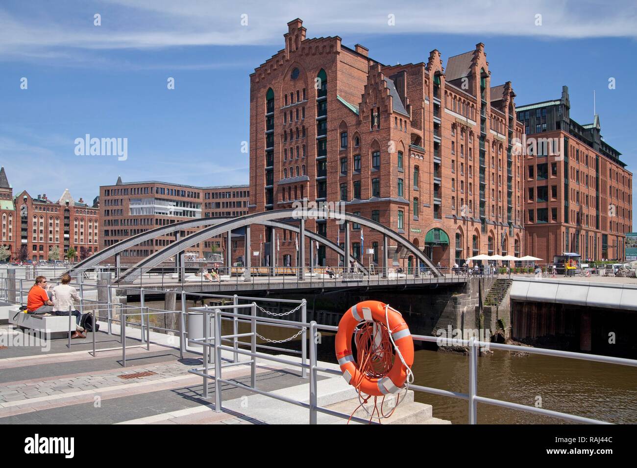 Museo marittimo, HafenCity trimestre, Amburgo, PublicGround Foto Stock