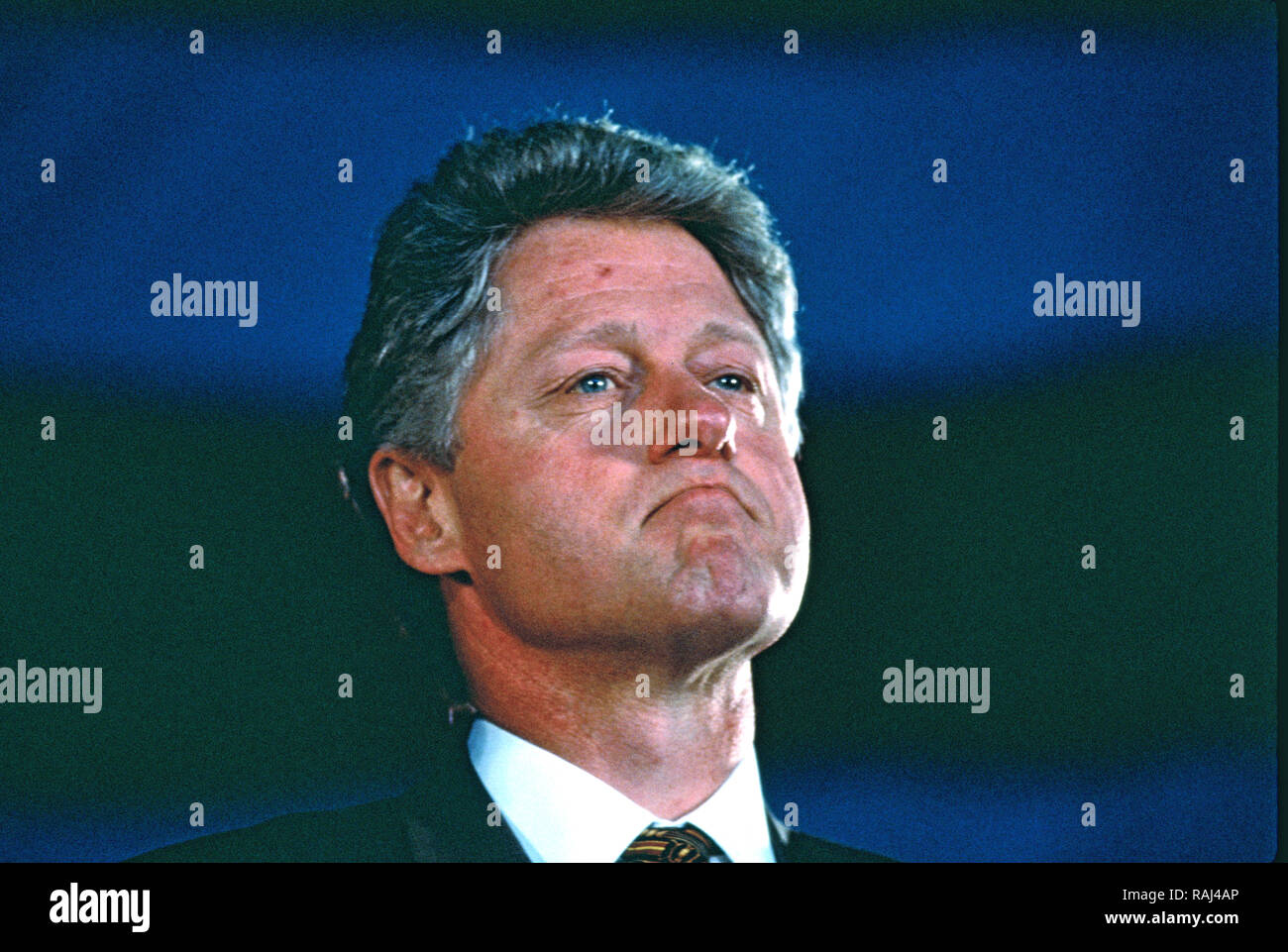 Il presidente William Jefferson Clinton nel 1996. Foto di Dennis Brack Foto Stock