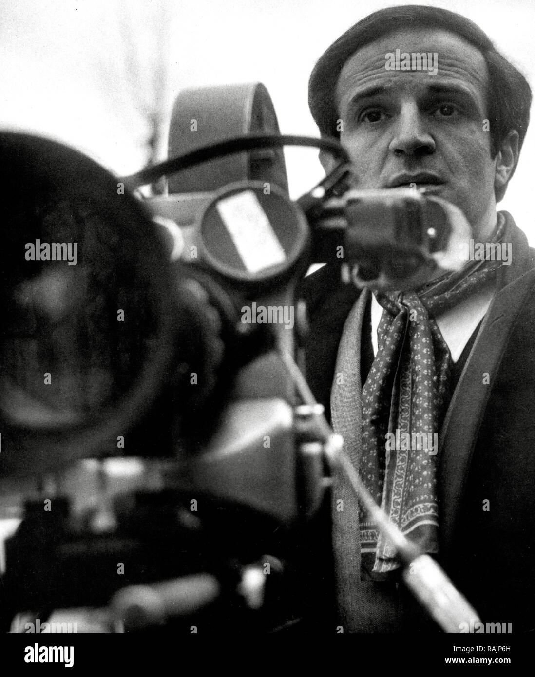 Foto pubblicitarie di Francois Truffaut, circa 1970 Riferimento File # 33636 995THA Foto Stock