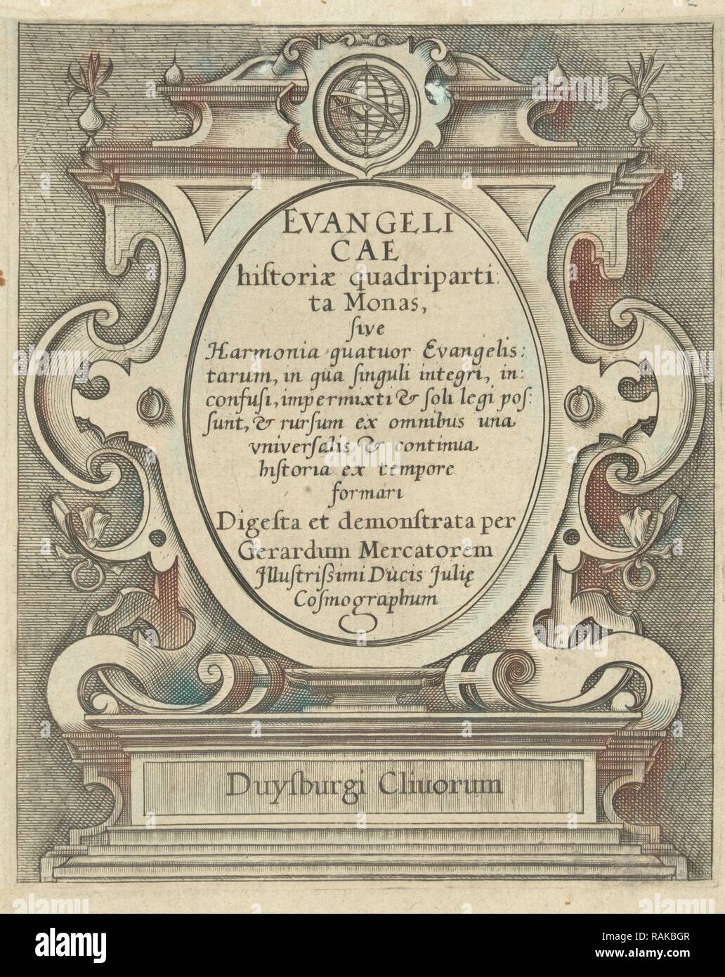 Evangelicae historiae, anonimo, c. 1500 - 1592. Reinventato da Gibon. Arte Classica con un tocco di moderno reinventato Foto Stock