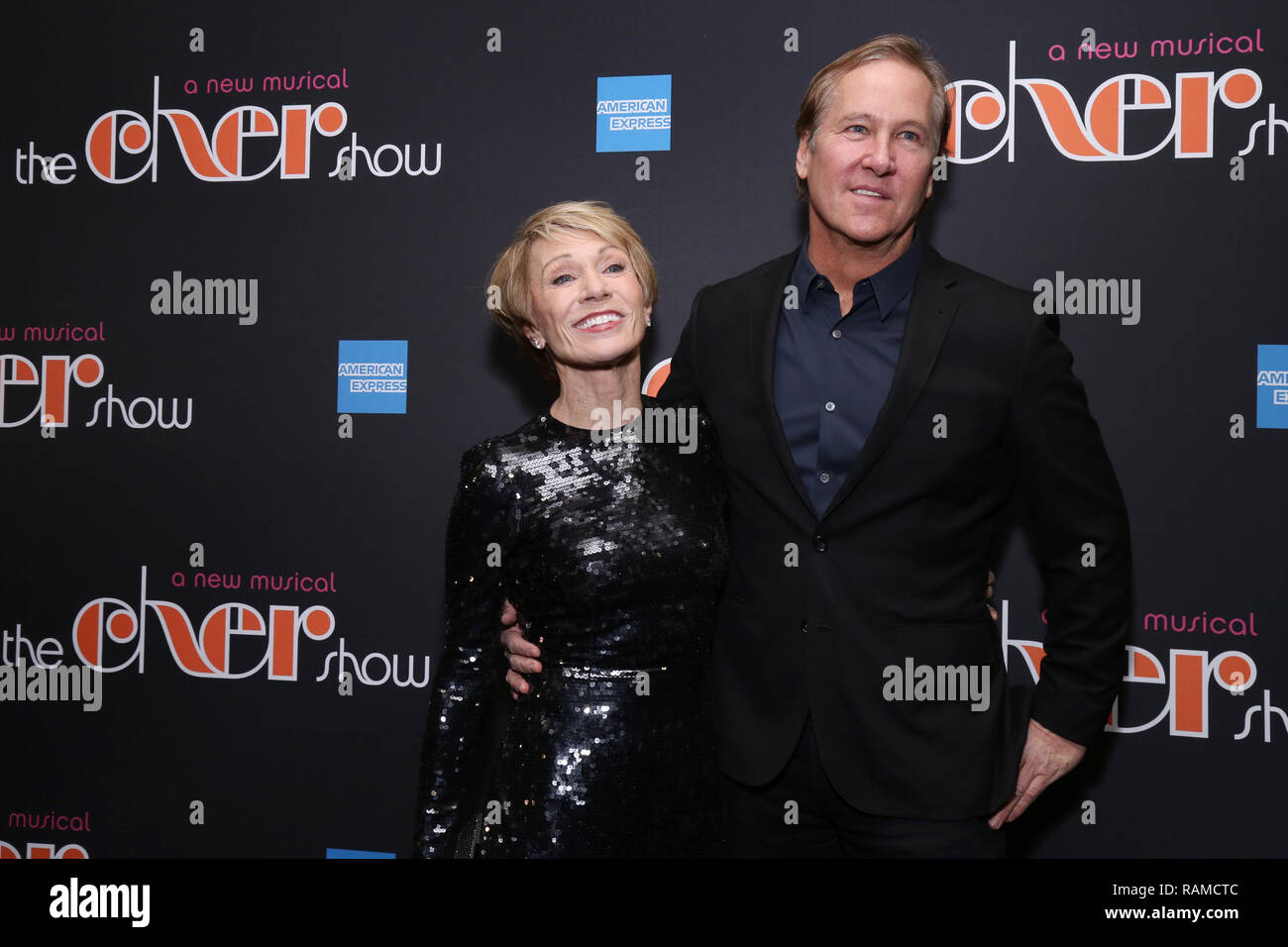 Serata di Apertura del Cher Show al Neil Simon Theatre - Arrivi. Dotato di: Barbara Corcoran, Guest dove: New York New York, Stati Uniti quando: 03 Dic 2018 Credit: Giuseppe Marzullo/WENN.com Foto Stock
