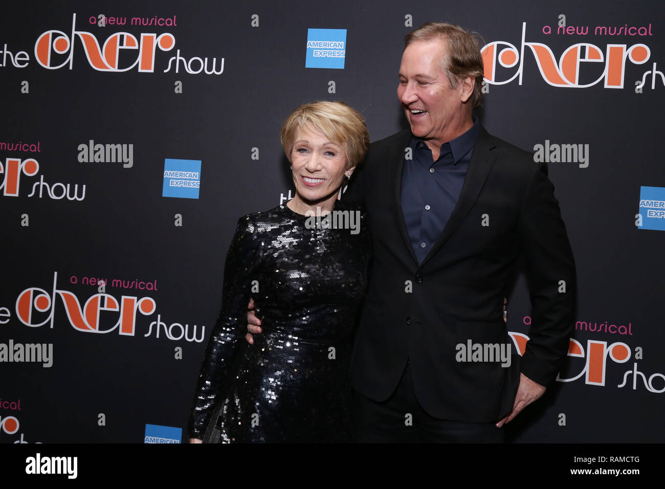 Serata di Apertura del Cher Show al Neil Simon Theatre - Arrivi. Dotato di: Barbara Corcoran, Guest dove: New York New York, Stati Uniti quando: 03 Dic 2018 Credit: Giuseppe Marzullo/WENN.com Foto Stock