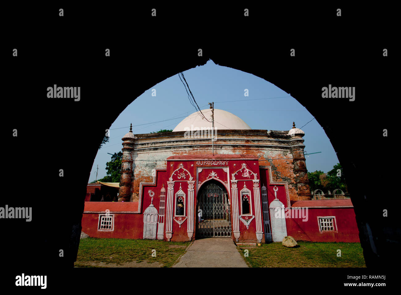Khan Jahan la tomba. Bagerhat, Bangladesh. Foto Stock