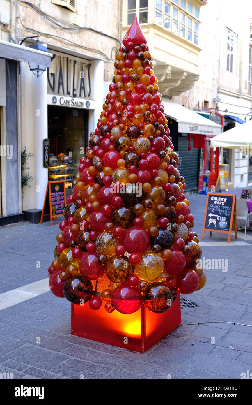 La Valletta, Malta, la Croce di San Giorgio isola. Viste generali. Foto Stock