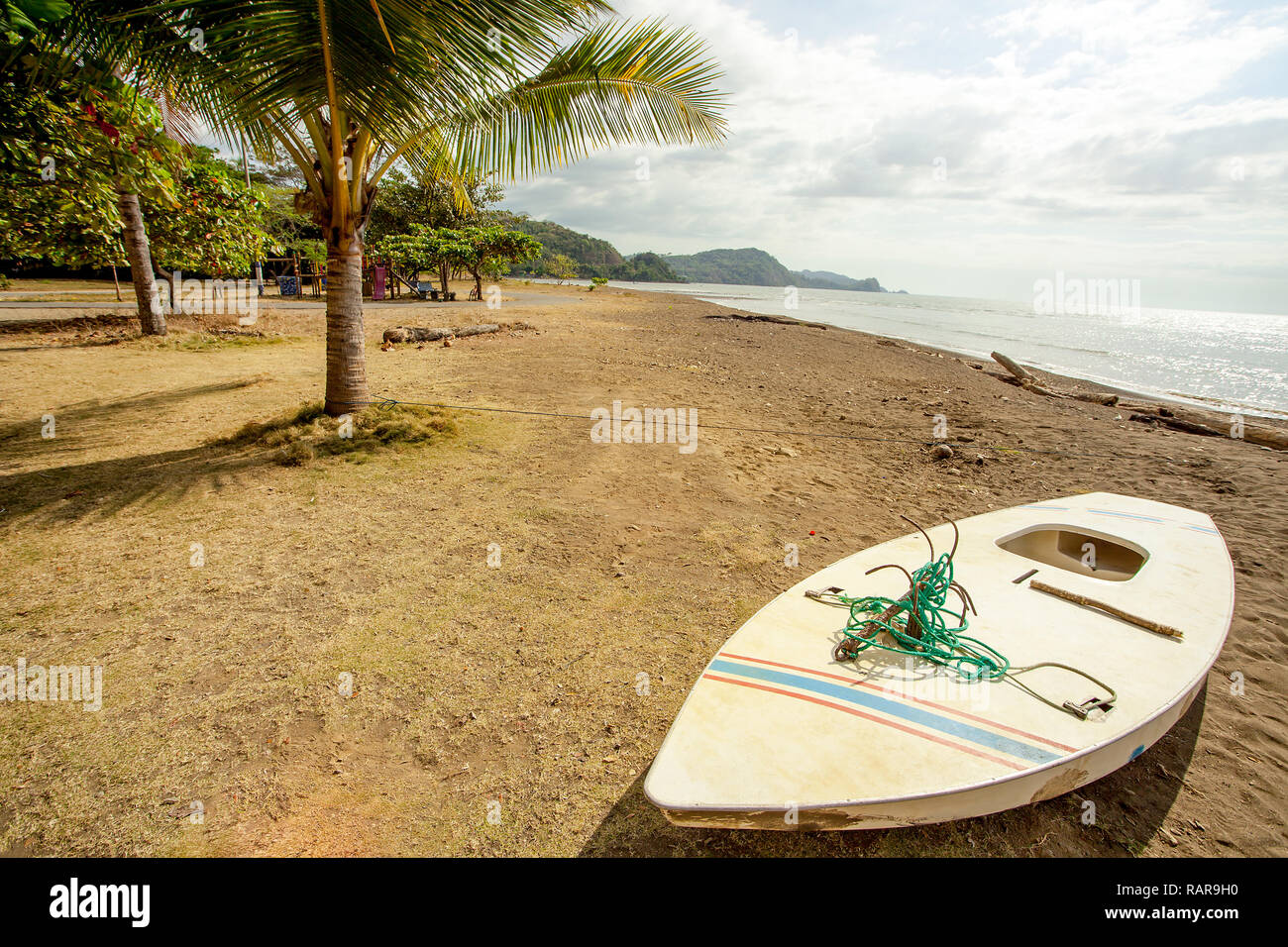 Sulla spiaggia di Playa Tarcoles Costa Rica Foto Stock