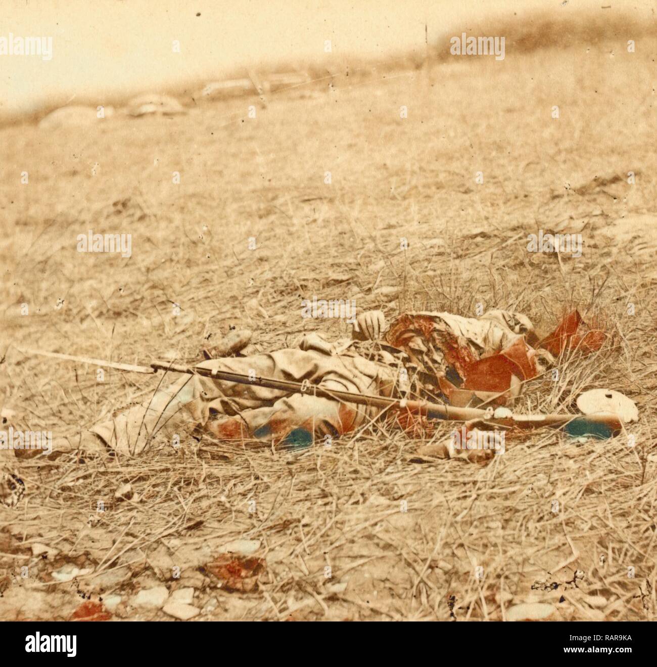 Gli orrori della guerra, noi, Stati Uniti d'America, America, Vintage fotografia. Reinventato da Gibon. Arte Classica con un tocco di moderno reinventato Foto Stock