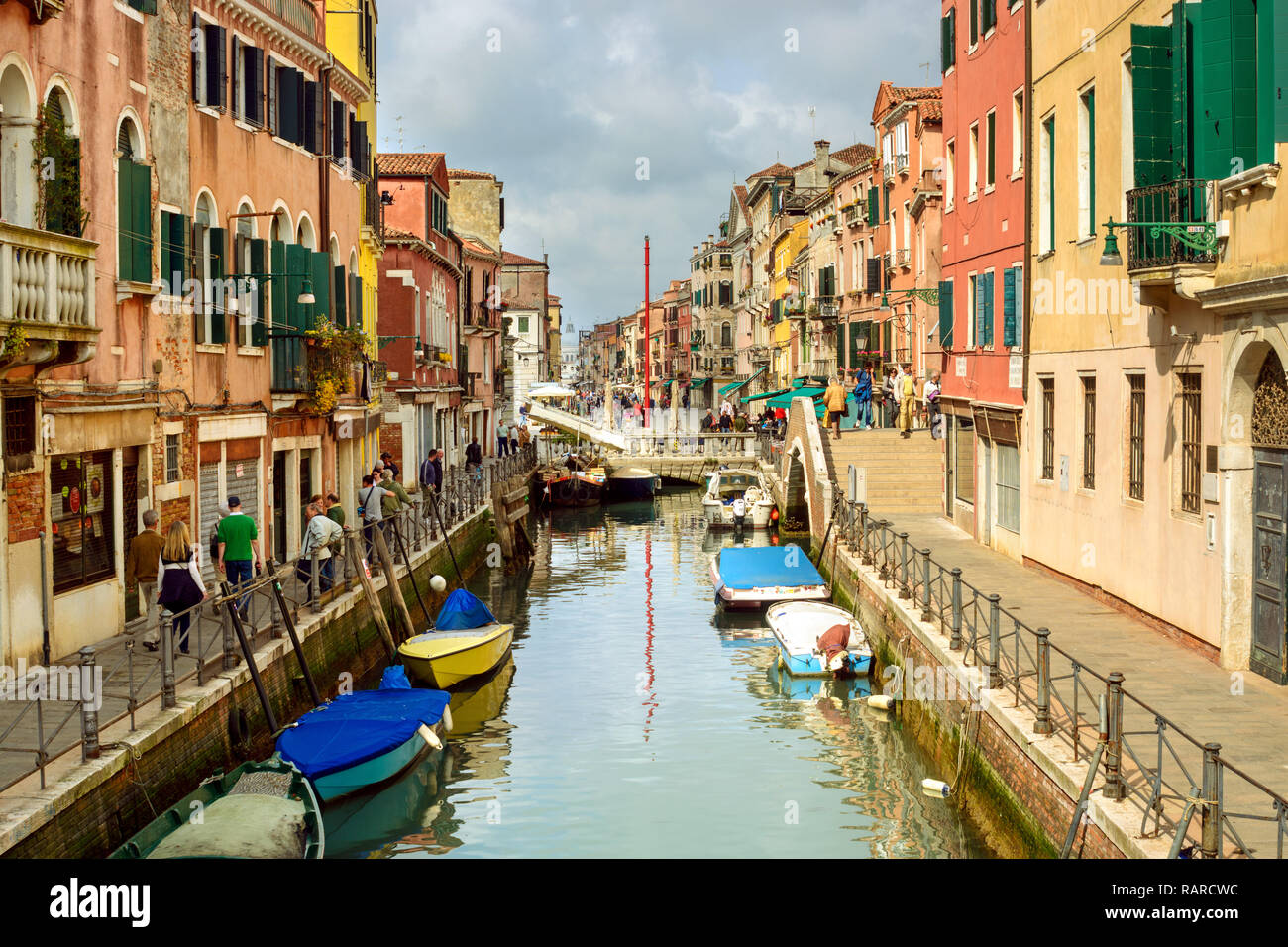 Rio di Sant Anna, Venezia Foto Stock