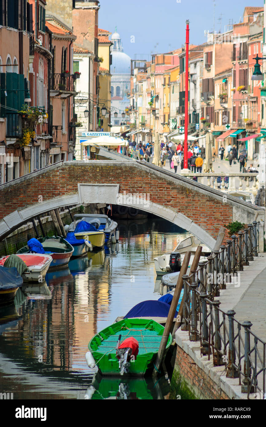 Rio di Sant Anna, Venezia Foto Stock