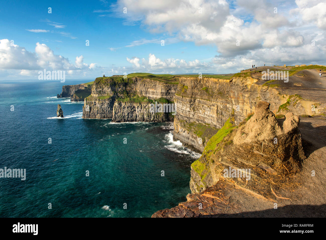Scogliere di Moher, Co. Clare, Irlanda Foto Stock