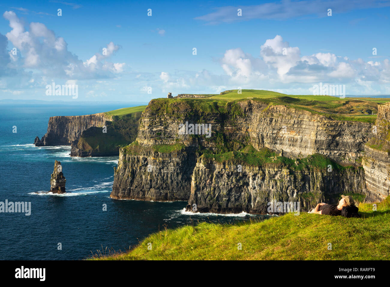 Scogliere di Moher Co. Clare Irlanda Foto Stock
