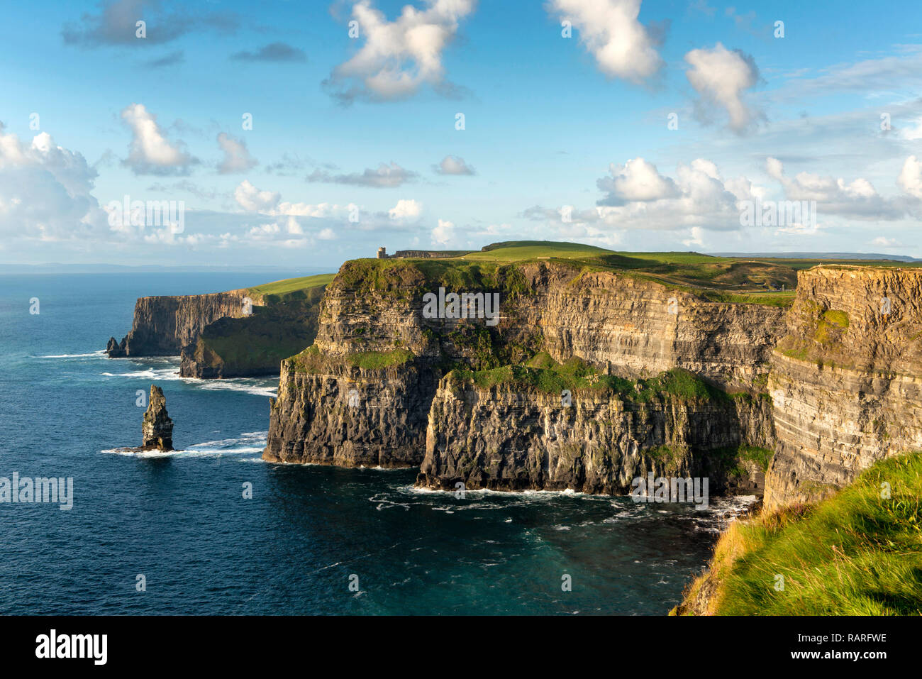 Scogliere di Moher, Co. Clare, Irlanda Foto Stock