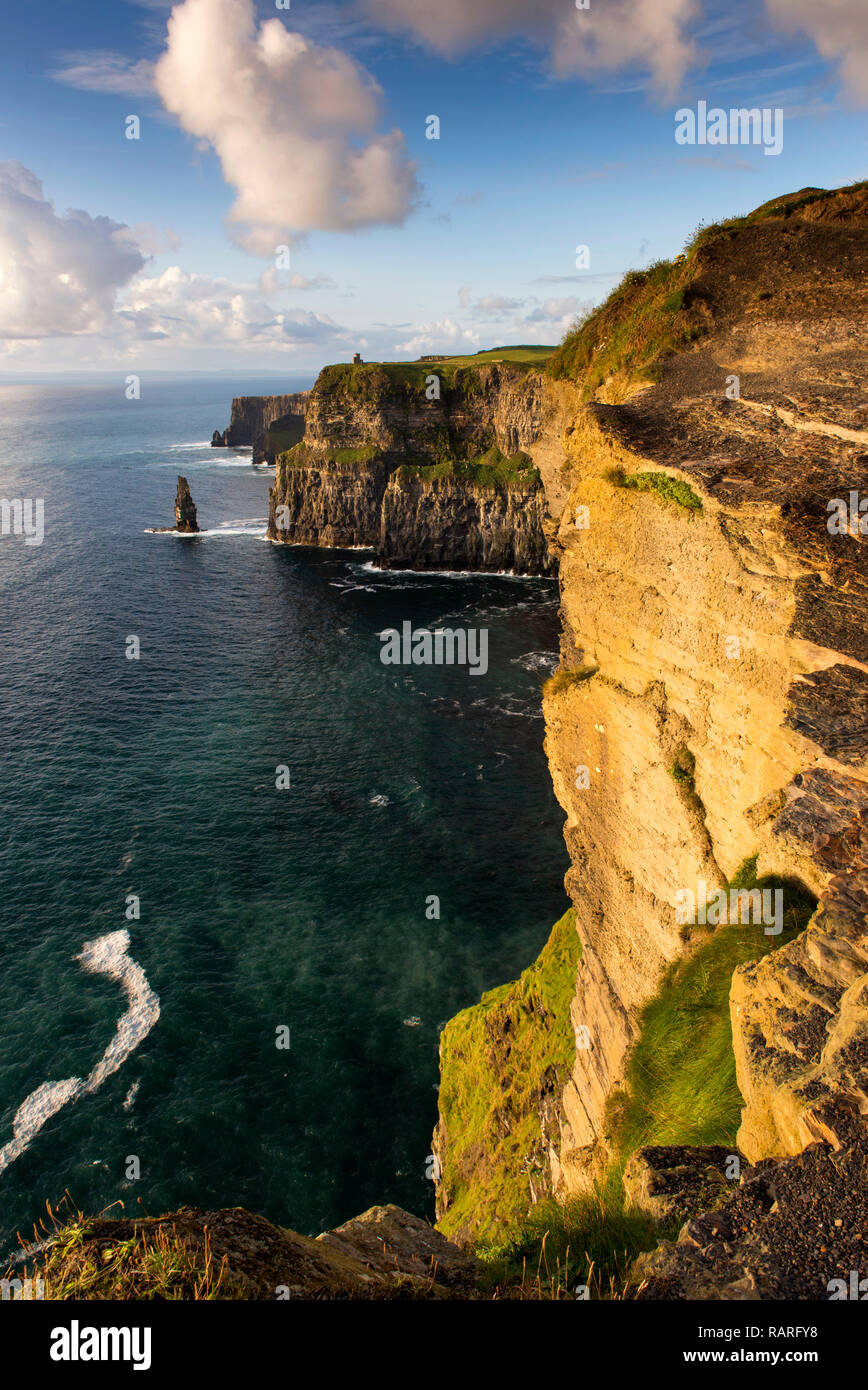 Scogliere di Moher, Co. Clare, Irlanda Foto Stock