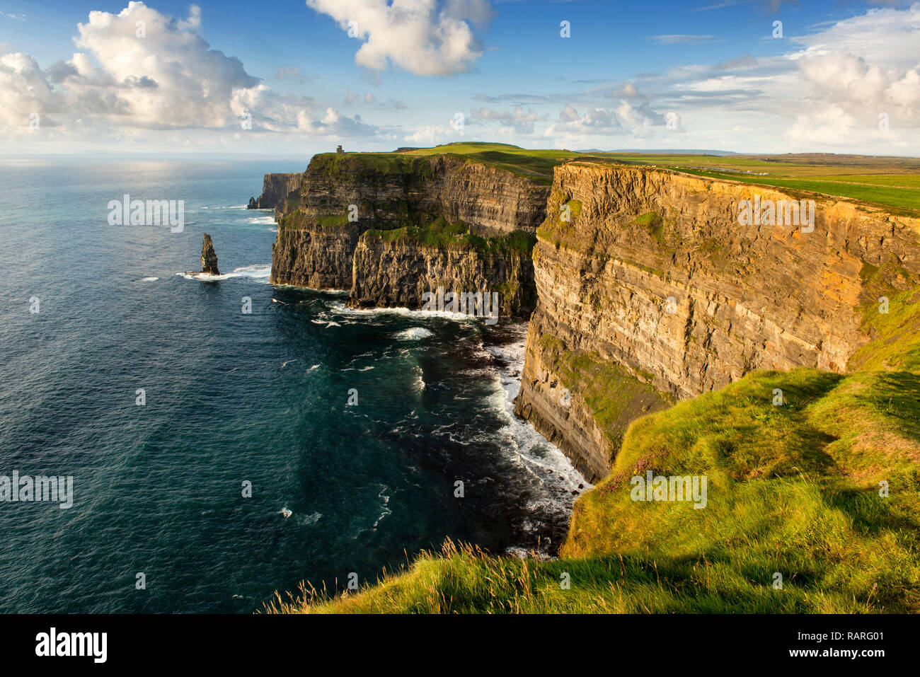 Scogliere di Moher, Co. Clare, Irlanda Foto Stock