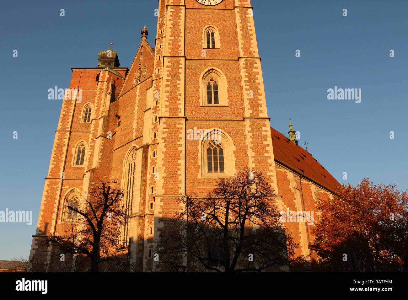 Im Zentrum von Ingolstadt in Baviera Foto Stock