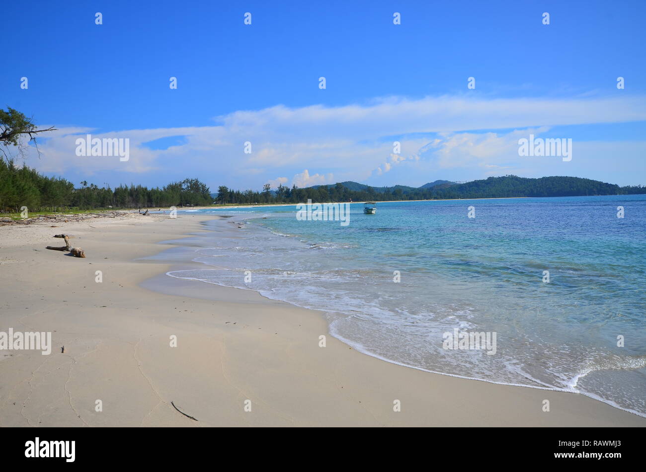 Spiaggia a kudat Sabah malaysia Foto Stock