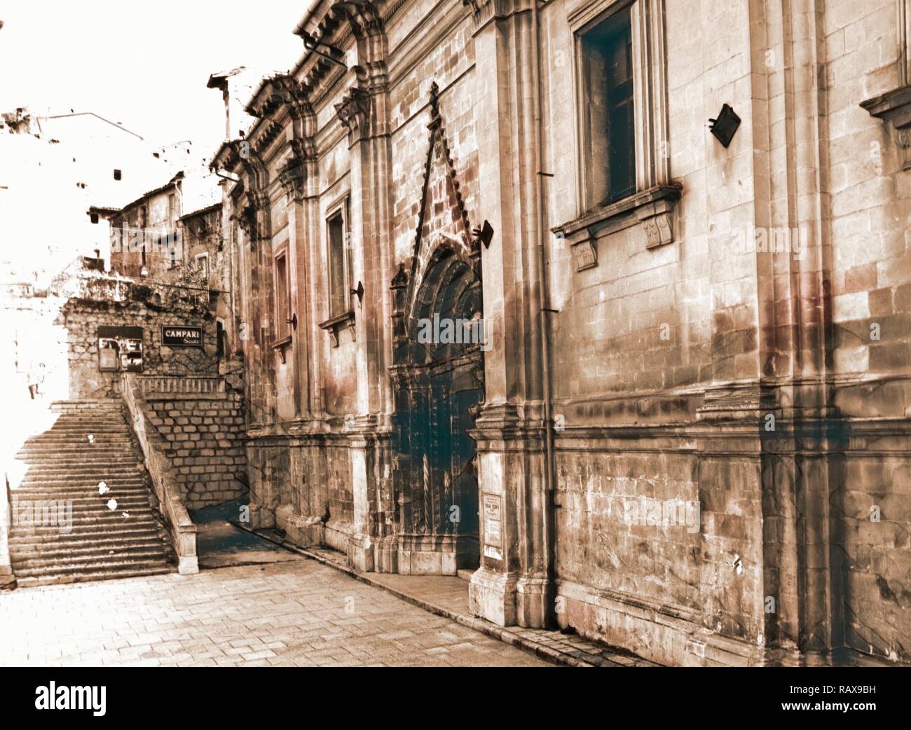 Abruzzo, Pescara, Caramanico Terme, S. Maria Maggiore, Italia, xx secolo, foto, fotografia, l'Europa. Reinventato Foto Stock