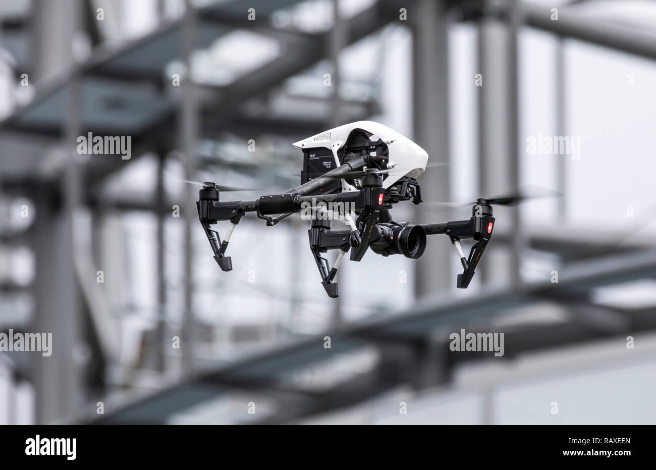 Drone, Multicopter, con telecamera, Quadrocopter, modello DJI ispirare 1, Foto Stock