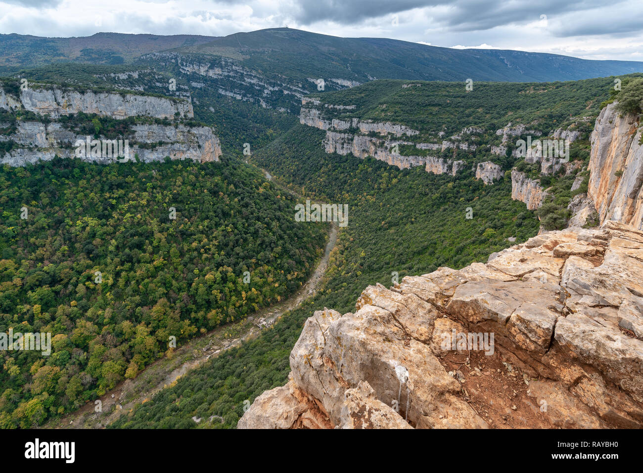 Foz di Arbayun, riserva naturale in Navarra, Spagna Foto Stock