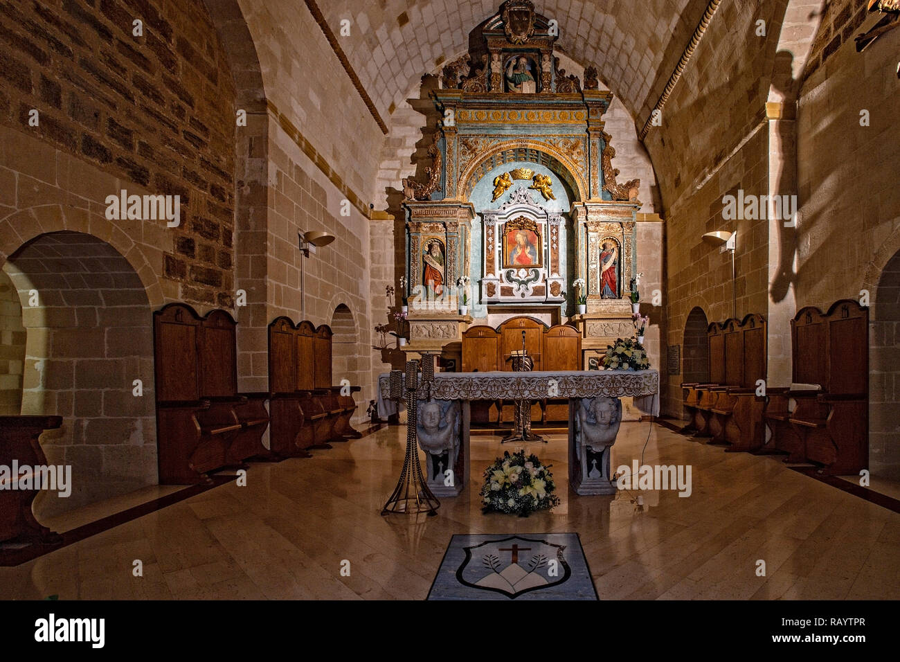Italia Basilicata Madonna di Picciano Chiesa Santuario affresco della Madonna di Picciano Foto Stock