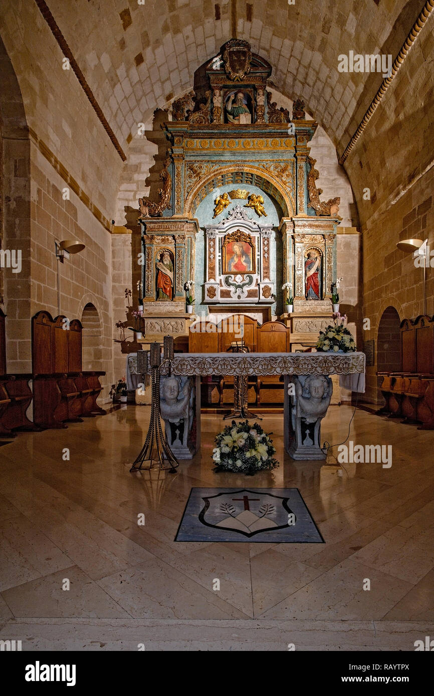 Italia Basilicata Madonna di Picciano Chiesa Santuario affresco della Madonna di Picciano Foto Stock