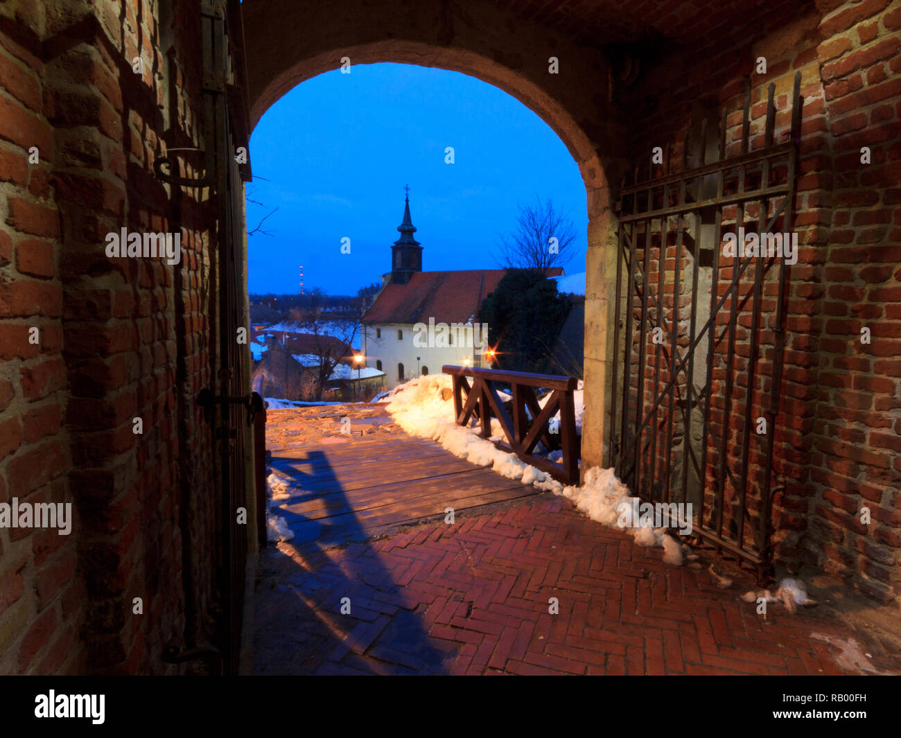 Fortezza di Petrovaradin a Novi Sad Serbia Foto Stock