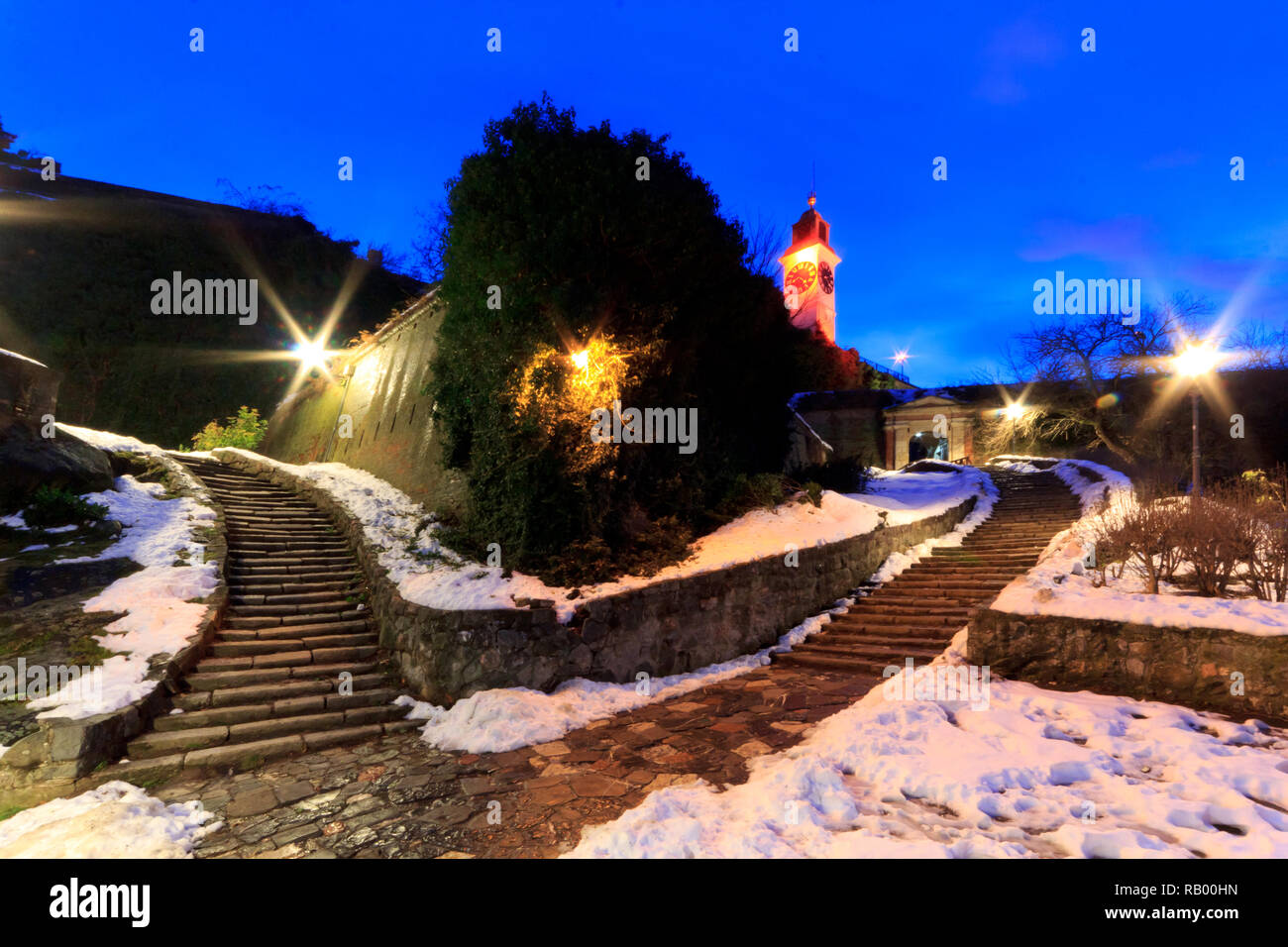 Fortezza di Petrovaradin a Novi Sad Serbia Foto Stock