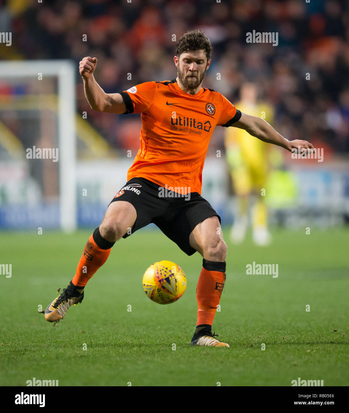 Tannadice Park, Dundee, Regno Unito. Gen 5, 2019. Campionato scozzese di calcio, Dundee United versus Partick Thistle; Stewart Murdoch di Dundee United Credito: Azione Sport Plus/Alamy Live News Foto Stock