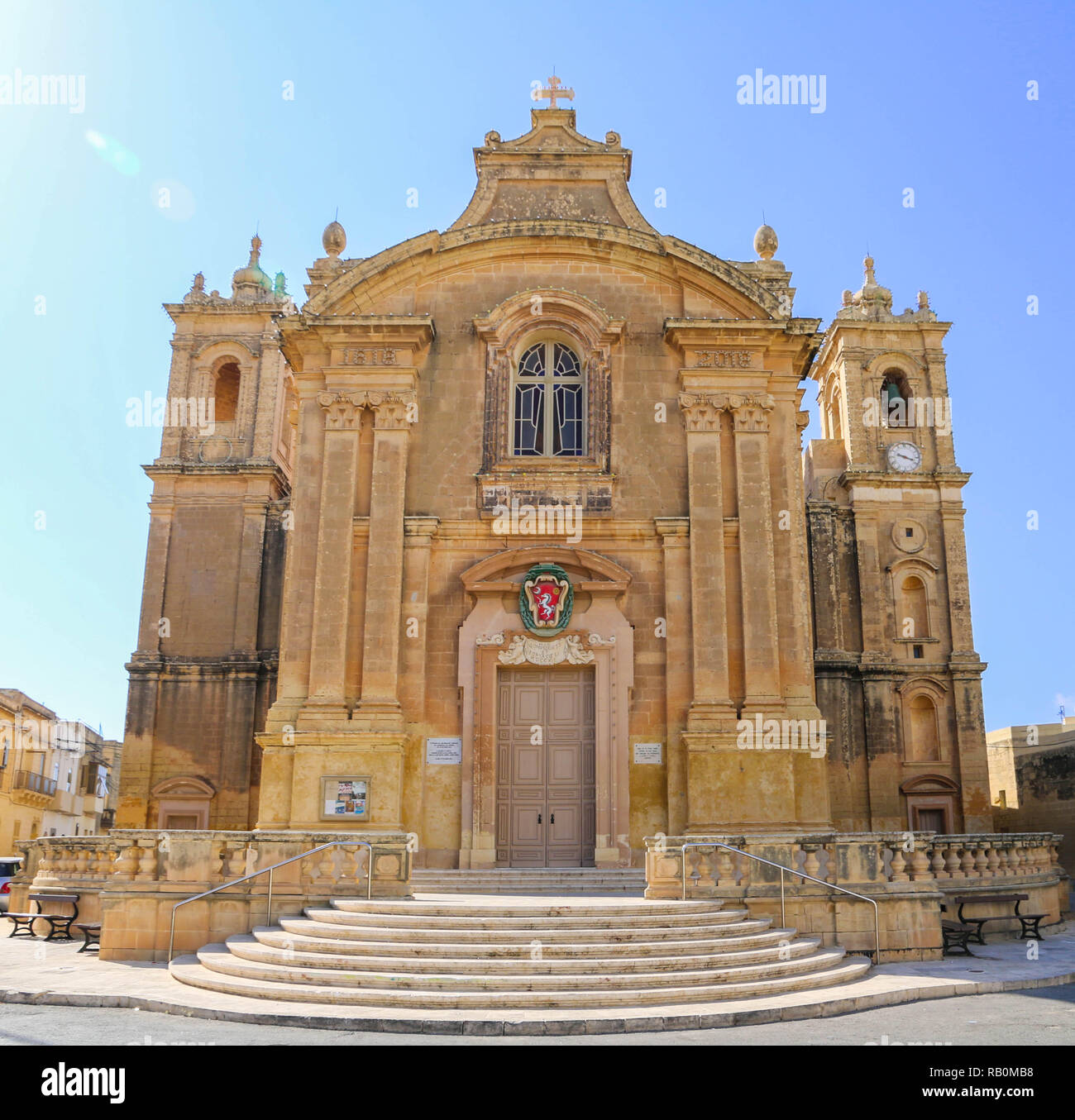 Qrendi Chiesa Parrocchiale, Triq il - Parrocca, Qrendi, Malta Foto Stock