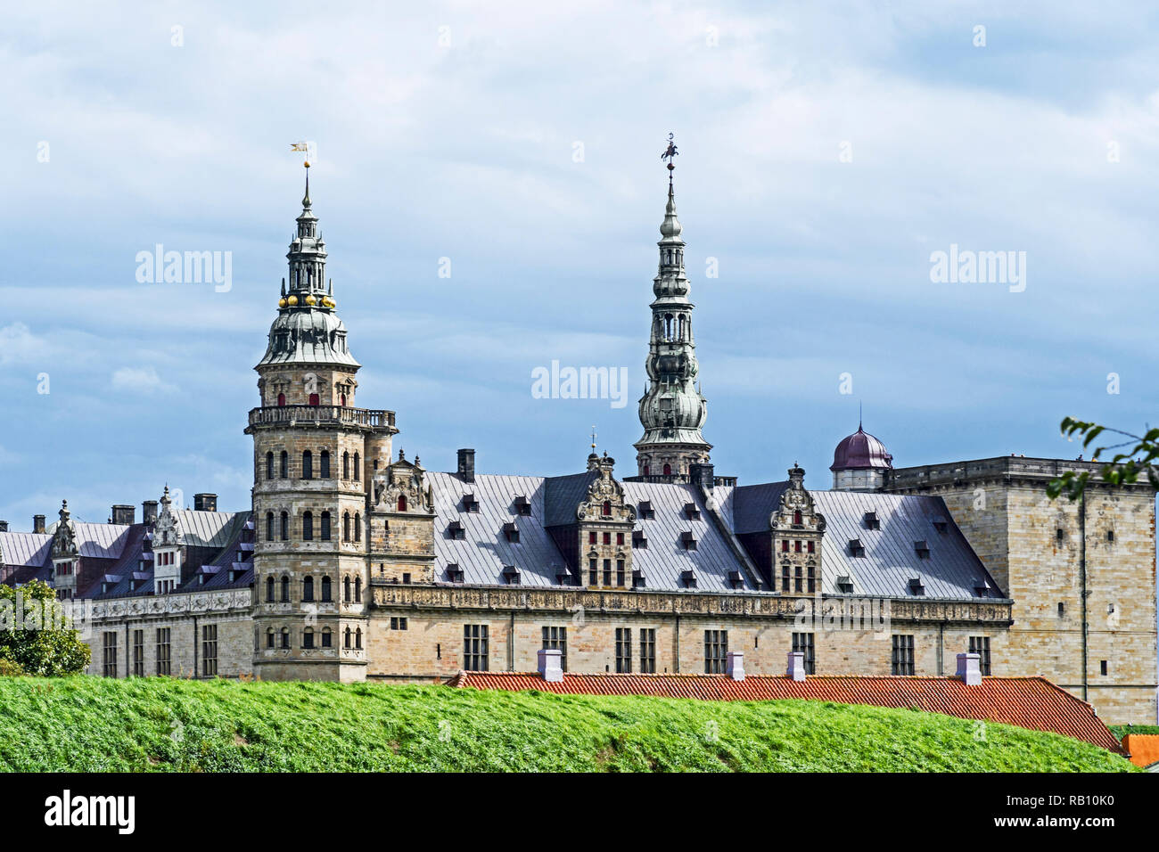 Il Castello di Kronborg a Elsinore (Danimarca), helsingör Schloss Foto Stock