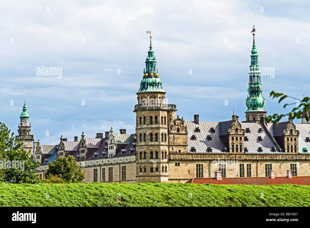 Il Castello di Kronborg a Elsinore (Danimarca), helsingör Schloss Foto Stock