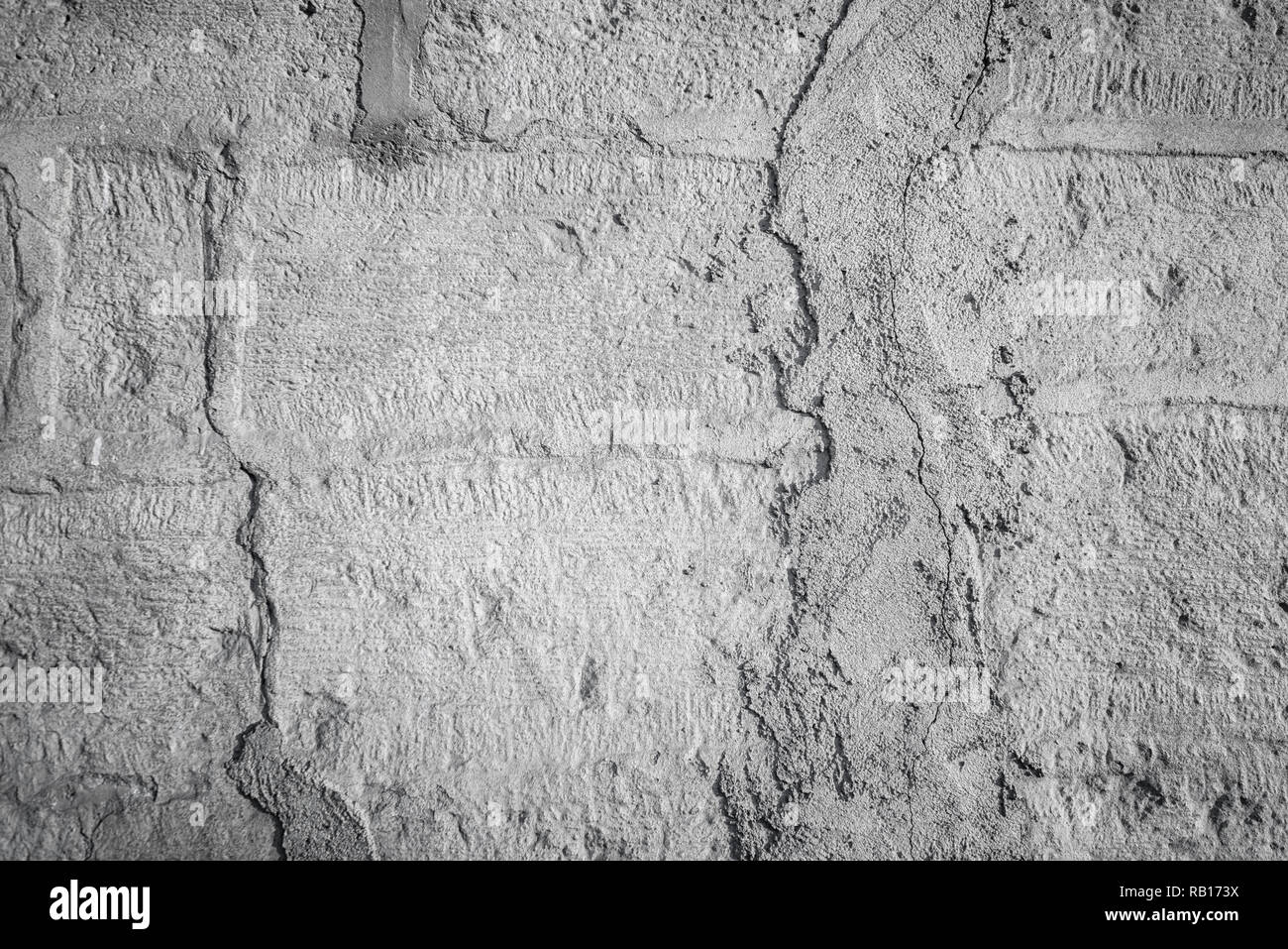 Grigio muro di cemento con grunge di sfondo astratto Foto Stock