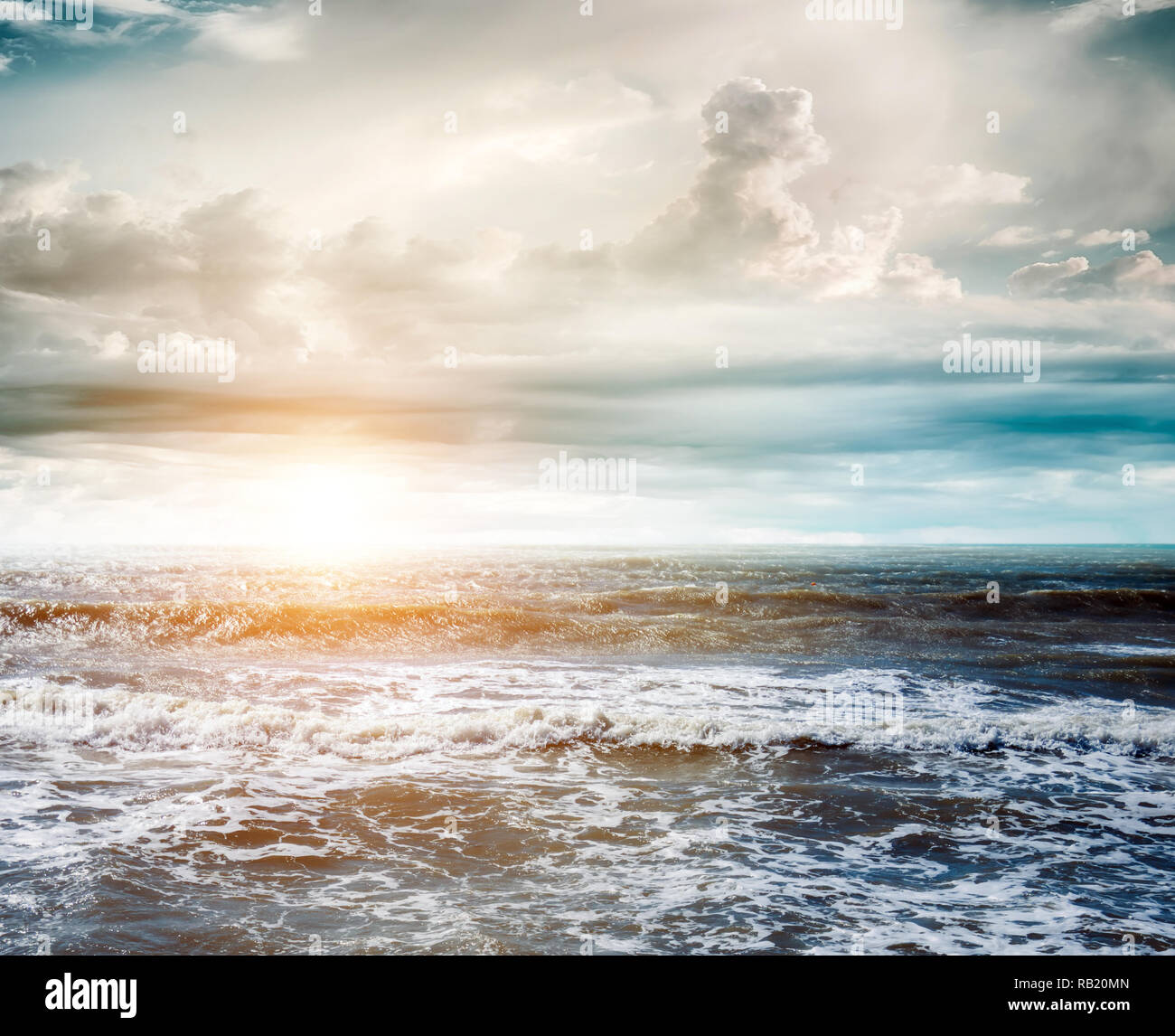 Estate oceano tropicale Foto Stock