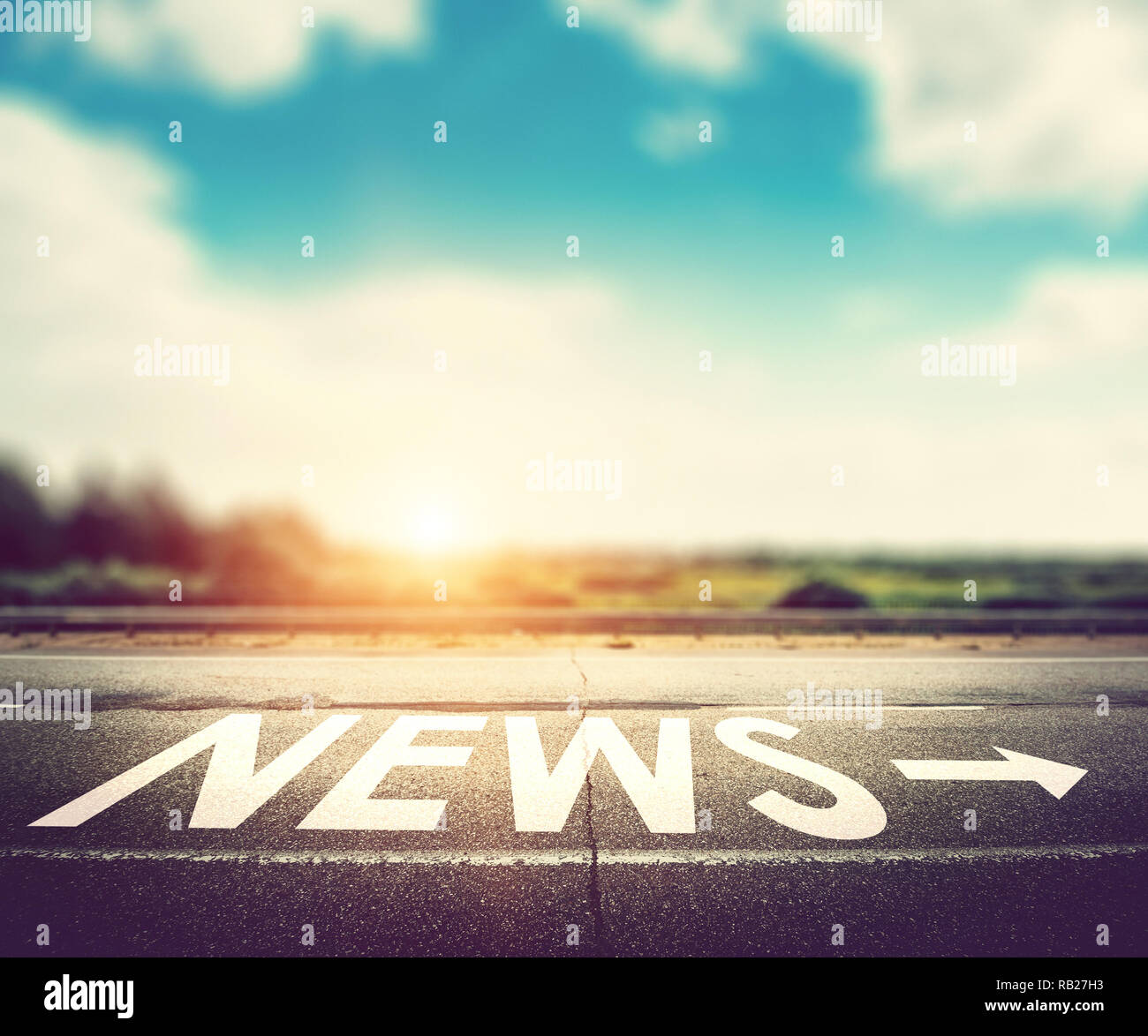 News concept sfondo Foto Stock