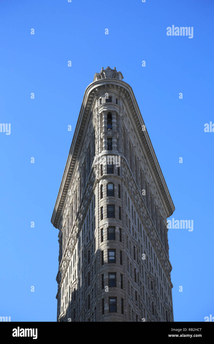 Flatiron Building, Manhattan, New York, New York, Stati Uniti d'America Foto Stock