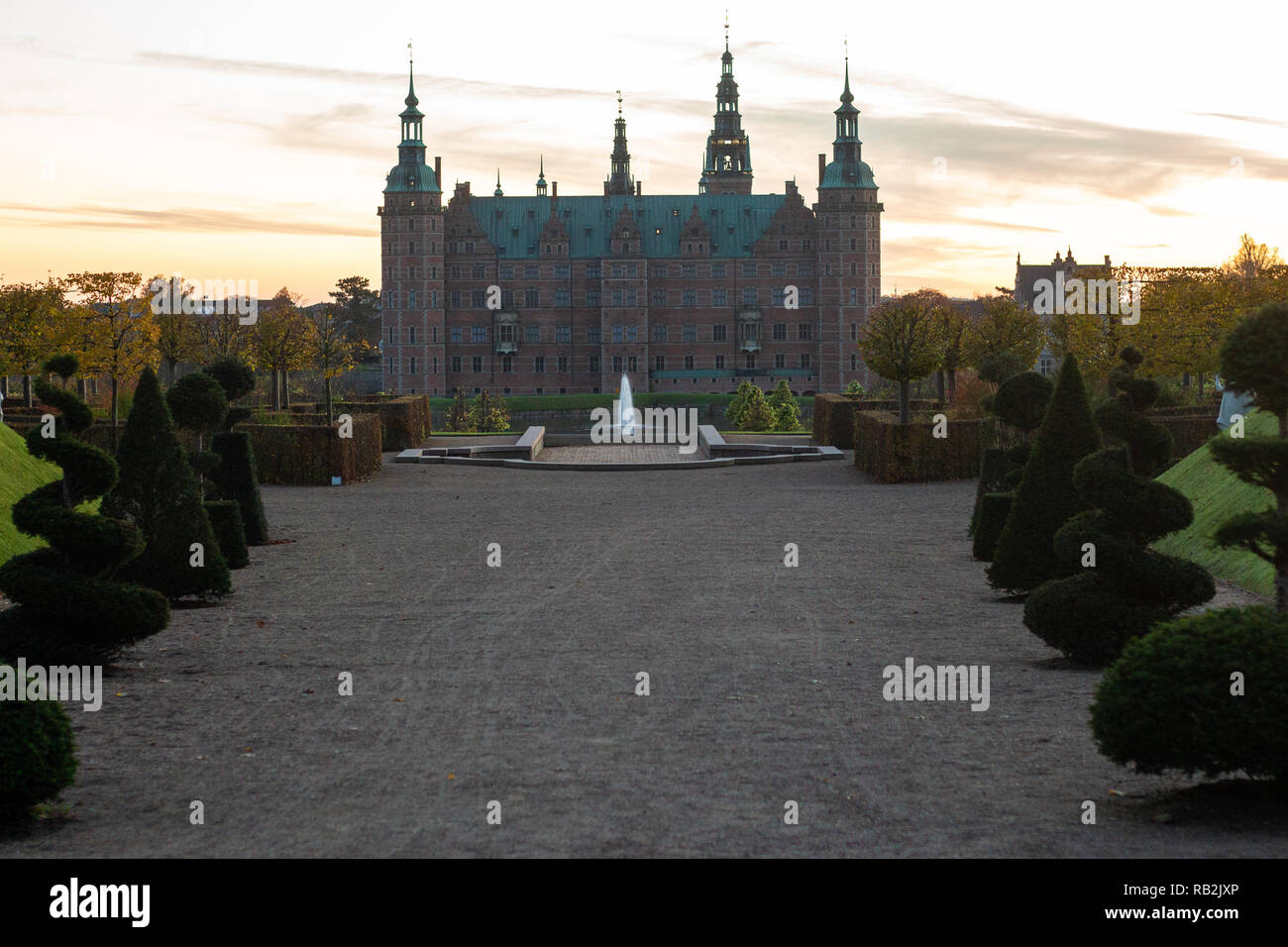 Castello Frederiksborg Foto Stock